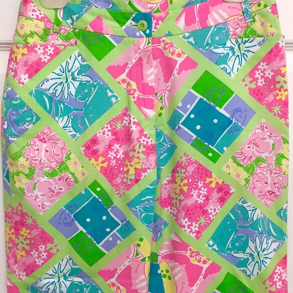 Lilly Pulitzer Pants in Surf and Patch - Picture 4 of 12